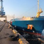 Vessel berthed at Nakajima Futo of Shikama port